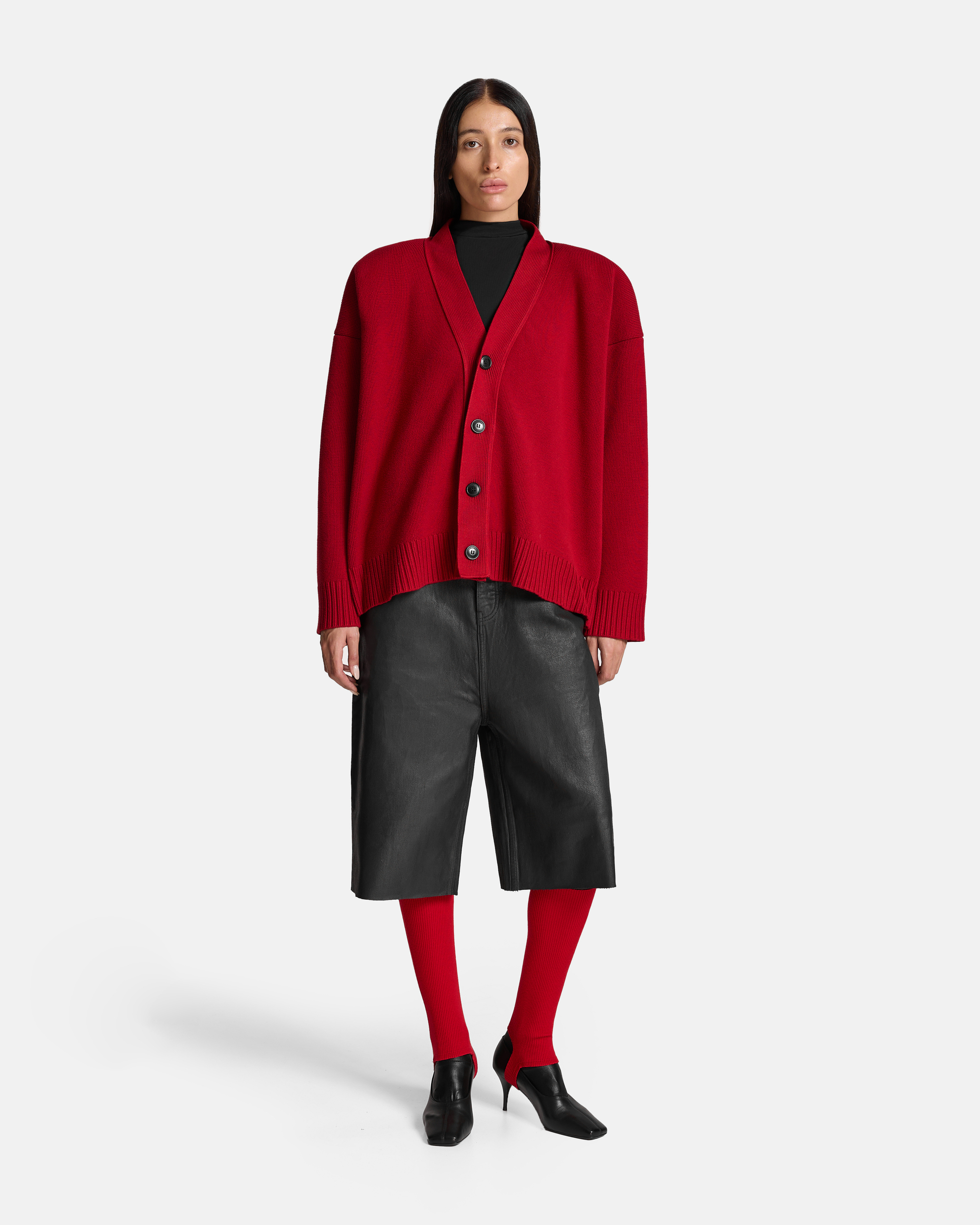 КАРДИГАН-БОМБЕР ИЗ ВЯЗАННОГО ТРИКОТАЖ