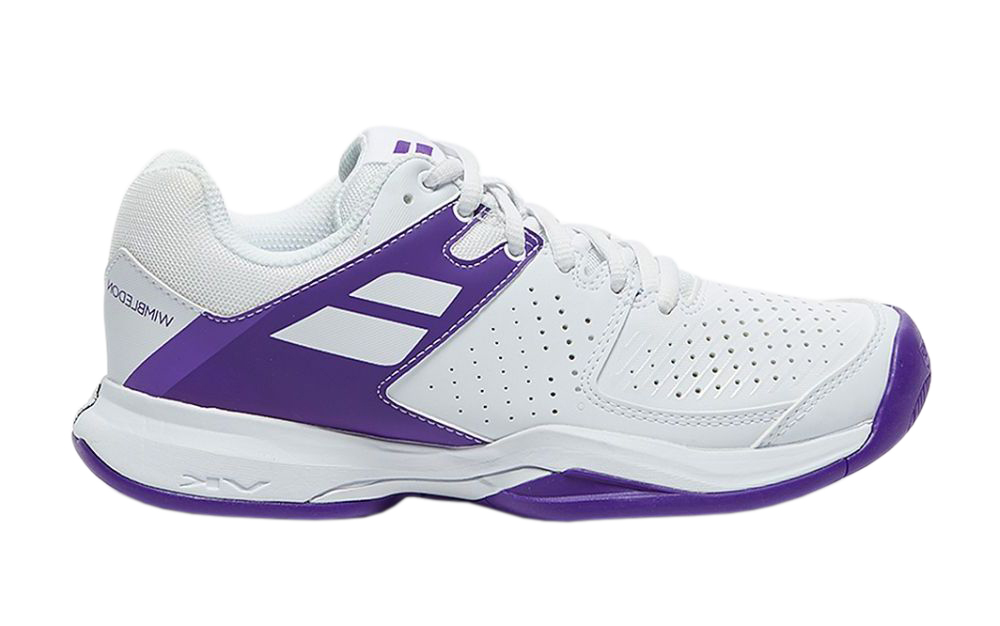 Женские Кроссовки теннисные Babolat Pulsion All Court W Wimbledon - white/purple