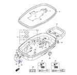 Пружина защёлки 61640-91J10-000
