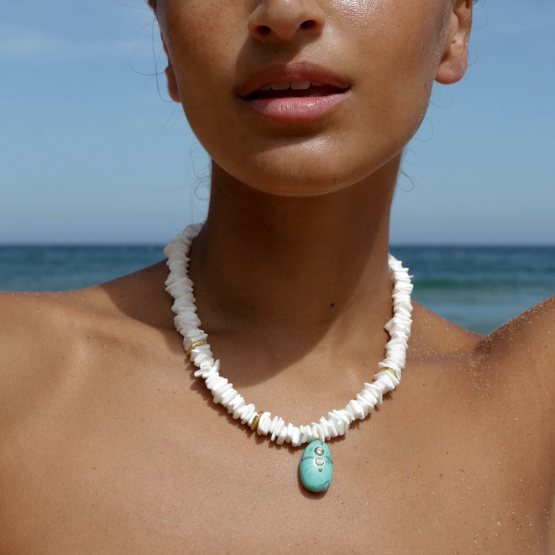 Pebble Bleach Necklace