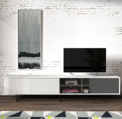 ТВ тумба DUPEN TV-130 белая (white)