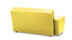Диван Лорма Galaxy Yellow 197*100*86 см, Желтый Экокожа Аккордеон Фиеста