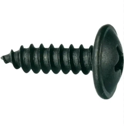 Саморез черный с прессшайбой острый 4.2x16 70шт подходит для установки подкрылок