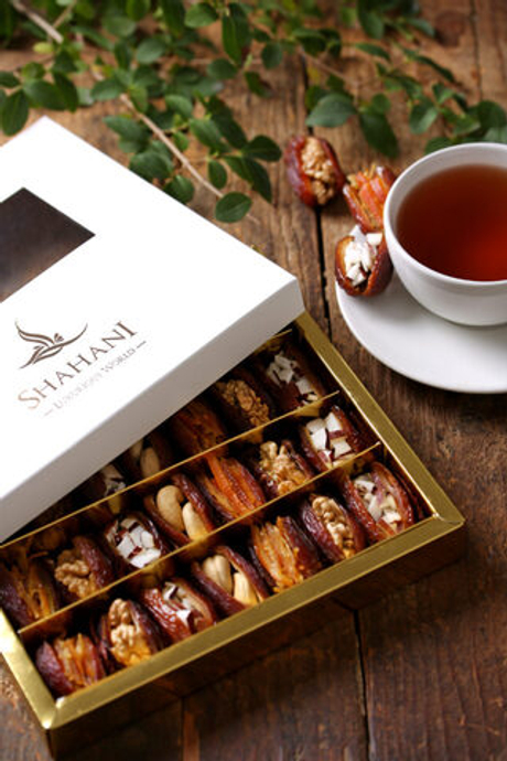 Подарочный набор фиников Shahani Majool с имбирем и цукатами 21 шт 80210186 Иран