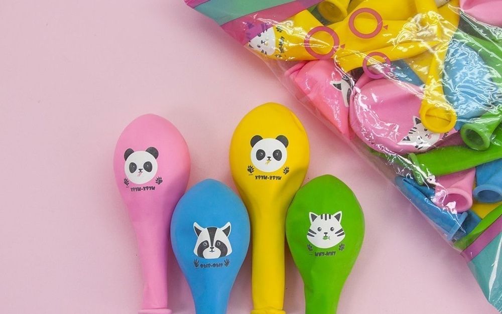 Шар Милые зверята, Ассорти.