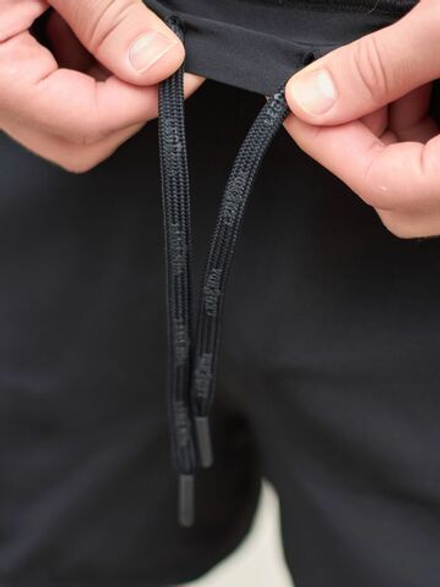 Шорты двойные тренировочные LEGENDA Каратель черный