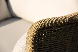 "Аликанте" лаунж-зона из искусственного ротанга, цвет соломенный