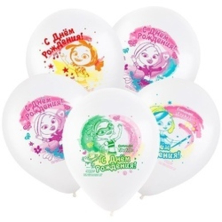 Шар (12"/30 см) Сказочный патруль "СДР Акварель", Ассорти Пастель 3 цв. 25 шт.