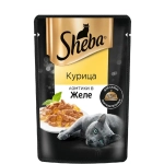Ломтики в желе курица, 75г влажный корм для кошек Sheba