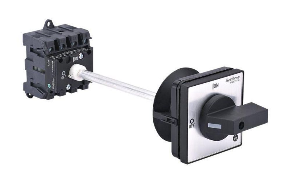 Выключатель-разъединитель 4п 32А IP20 с черн. выносн. рукоят. на дин-рейке/плате SE MSD32440B Выключатель-разъединитель 4п 32А IP20 с черн. выносн. рукоят. на дин-рейке/плате SE MSD32440B