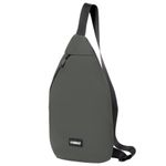 Рюкзак однолямочный HEIKKI SMOOTH (ХЕЙКИ), 2 отделения, хаки, 35x20x8 см, 273920