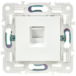 SKANDY Розетка компьютерная RJ45 кат.5E SK-K01W арктический белый IEK