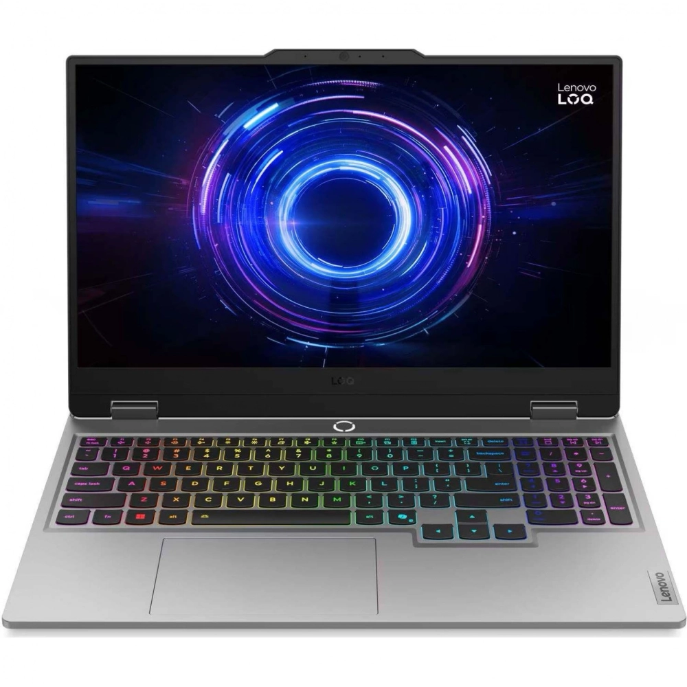 Ноутбук Lenovo LOQ 15IRX10 Intel Core i7-13650HX/16Gb/SSD512Gb/RTX5060 8Gb (100W)/15.6"/IPS/FHD/1920x1080/144Hz/Win11 (SL English)/Luna Grey/2.4kg (83JE002LUS)