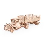 Грузовичок ЛТ с тягач Lemmo - Деревянный конструктор, сборная модель, для детей