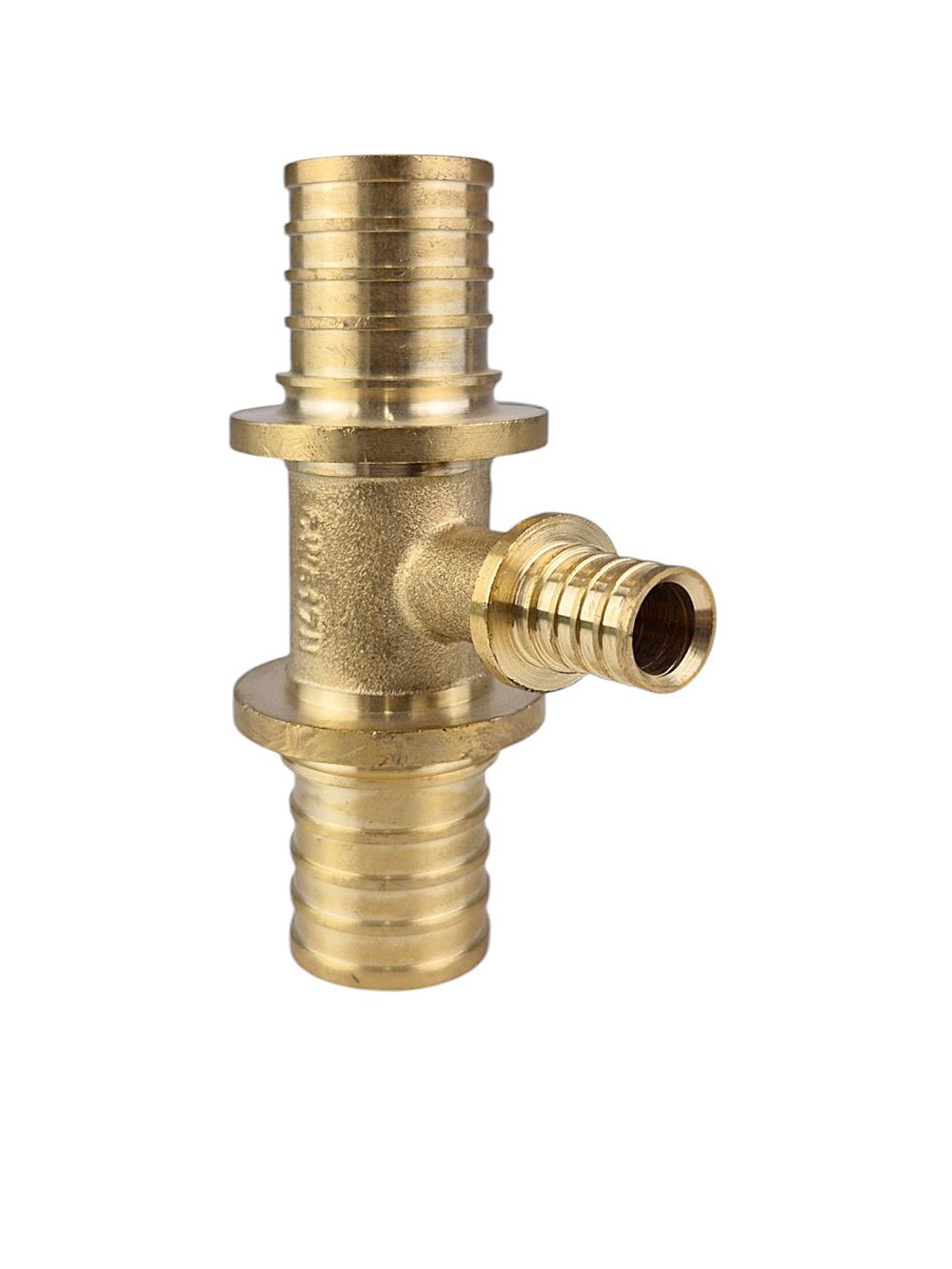 Тройник переходной аксиальный, латунь,32х16х32, желтый, RTP (30/5)