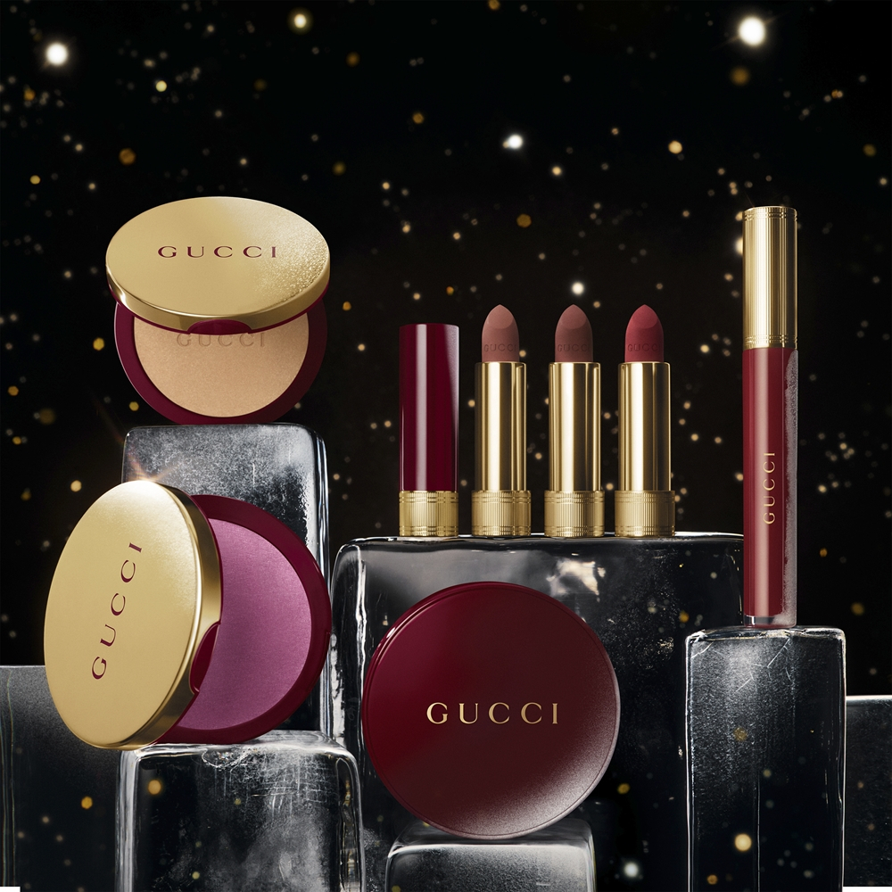 Gucci Gucci Beauty Holiday Glow Highlighter - Рассветный оттенок 03 Warm Gold, 10 g