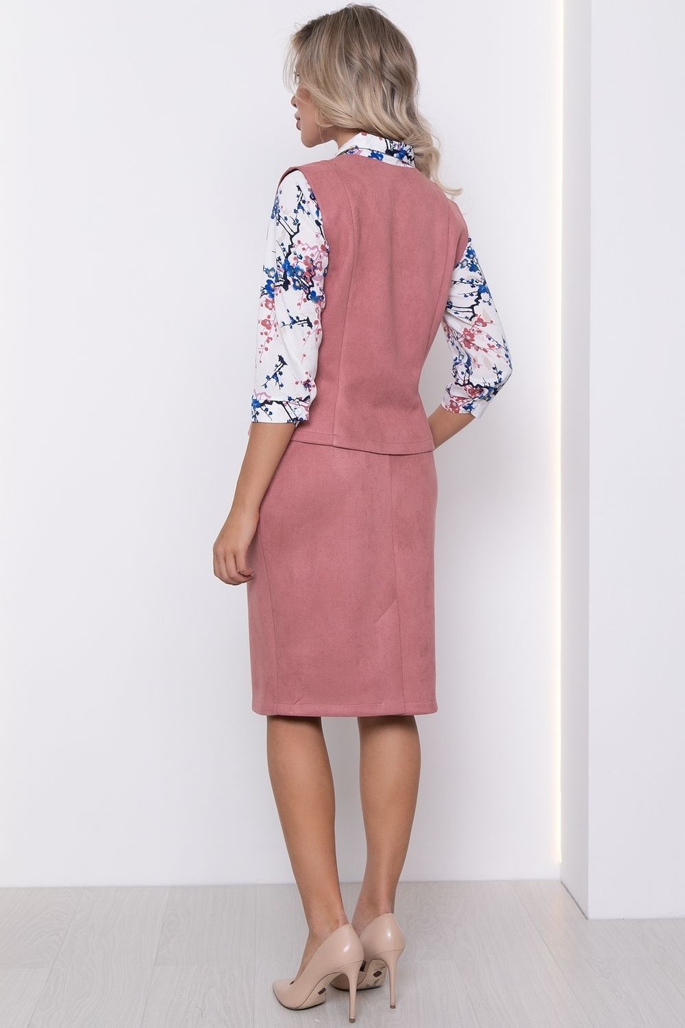 Костюм Имидж (замша, роза) Diolche