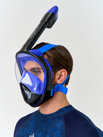 Маска полнолицевая Sargan Планета океан 2.0 черный/синий