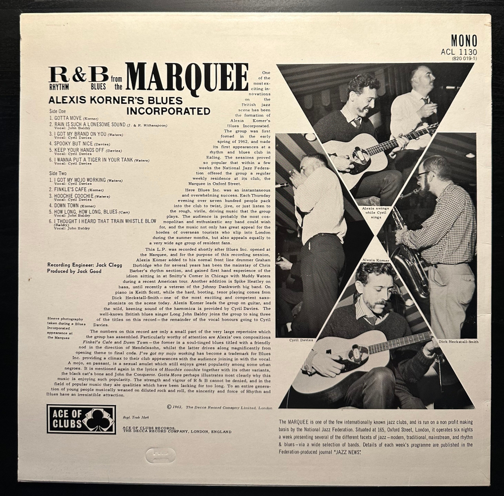 Alexis Korner's Blues Incorporated - R & B From The Marquee (Голландия)