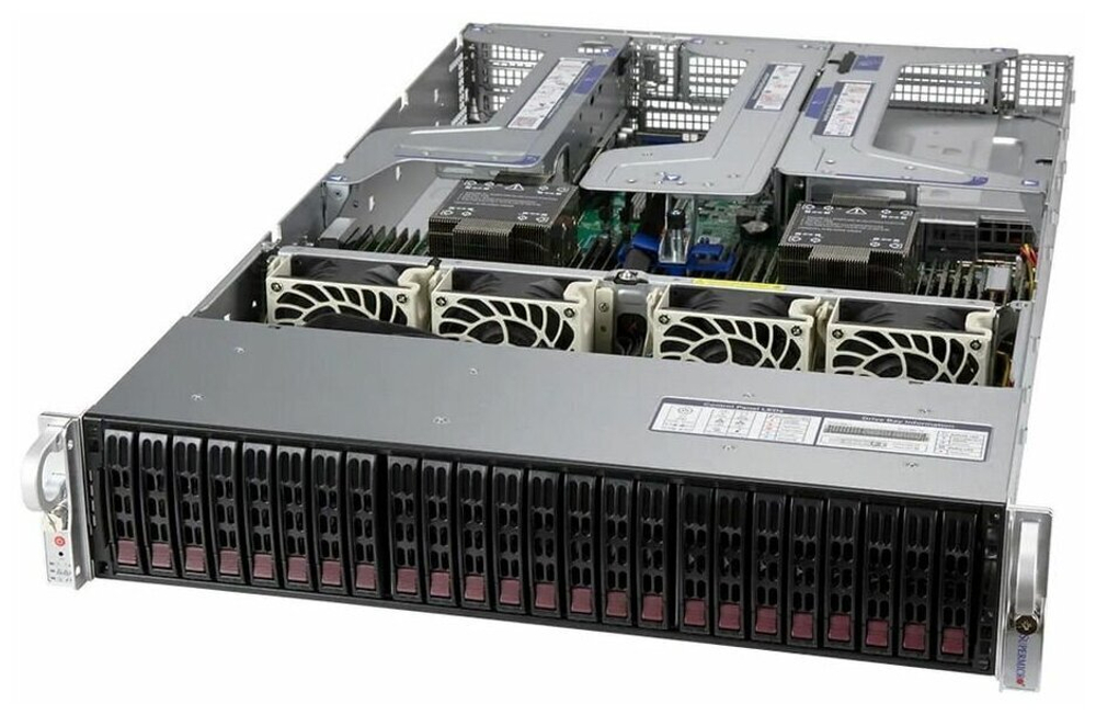 Сервер Supermicro SYS-220U-TNR 2U, 2xLGA4189,2x1600W