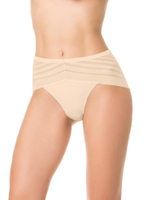 Высокие трусики с полосками разной ширины (Размер: M) (Цвет: черный)