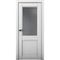 Купить Межкомнатная дверь эмалит Co 33 Кобальт манхэттен стекло графит