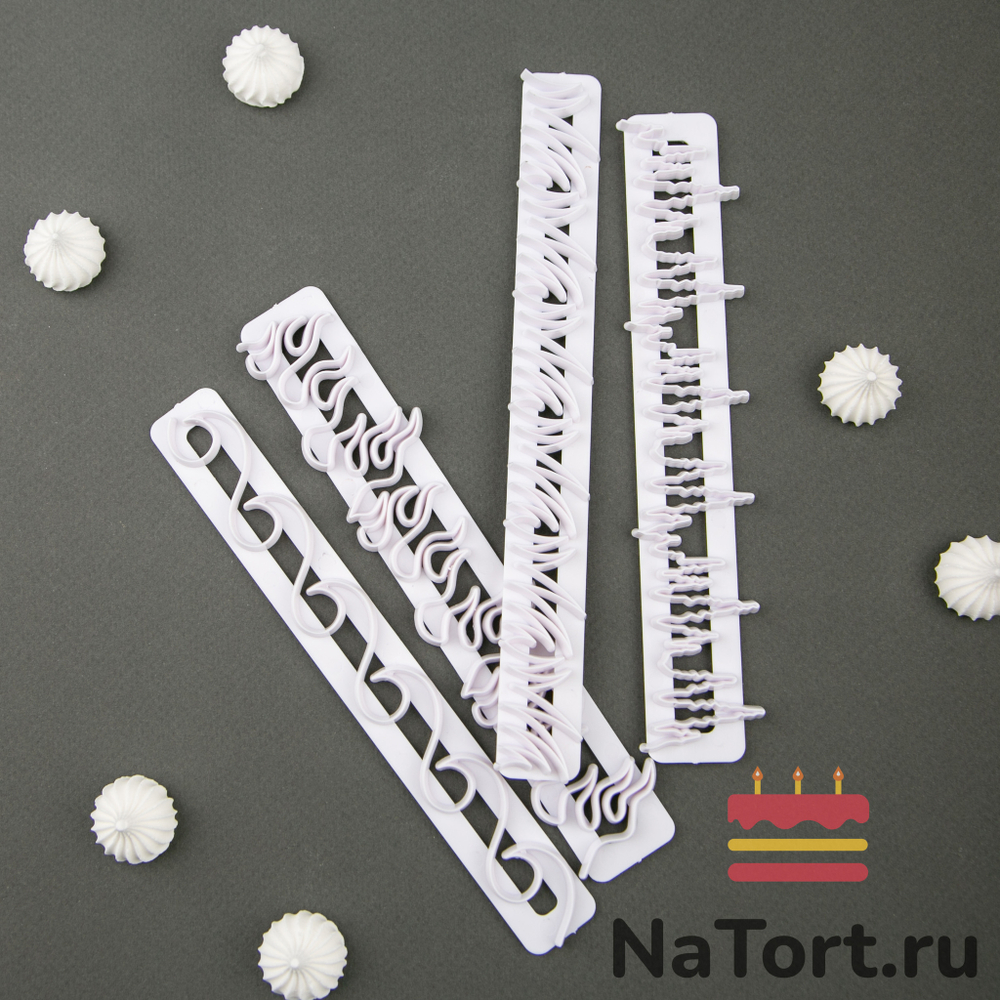 Набор резаков «Бордюры стихия» 4 шт