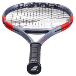 Теннисная ракетка Babolat Pure Strike 100 16/20 4-gen - grey/fluo strike + струны