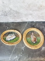 Картина овальной рамке