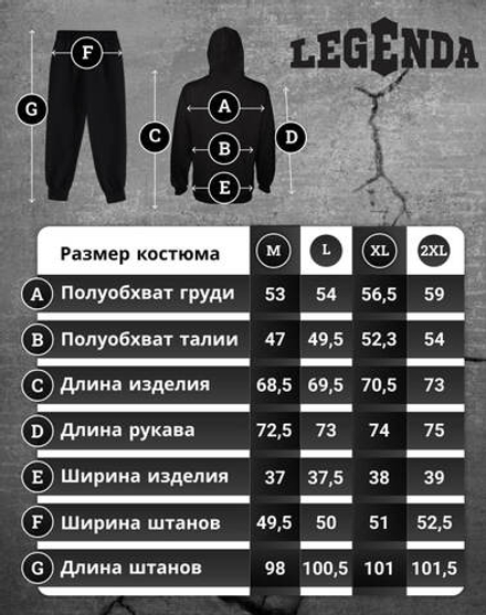 Штаны спортивные мужские Бюджет LEGENDA черные