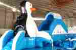 Наземный надувной аквапарк «Морское царство 3» с фигурой пингвина 23*23*6 м