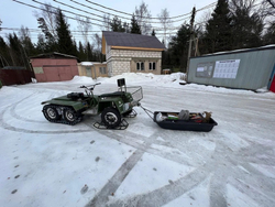 Мотобуксировщик POMOR X-6 20л.с