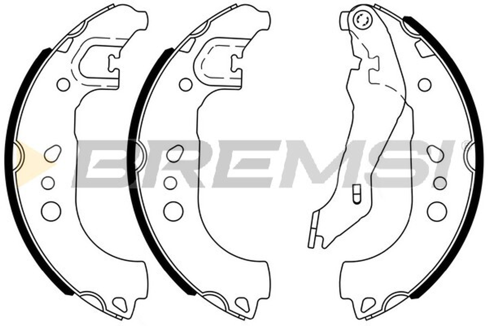 BREMSI - GF0474-BMS - Brake Shoe Set