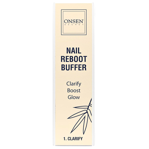Onsen Secret, Буфер для перезагрузки ногтей, набор из 3 предметов