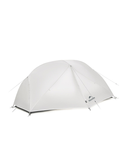 Палатка Naturehike Mongar PRO 1-местная, алюминиевый каркас, светло-серая
