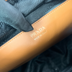 Prada Arque Large Leather Shoulder Bag 39 cm