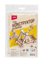 Конструктор из дерева. Мини конструктор "Катапульта" (Lori)