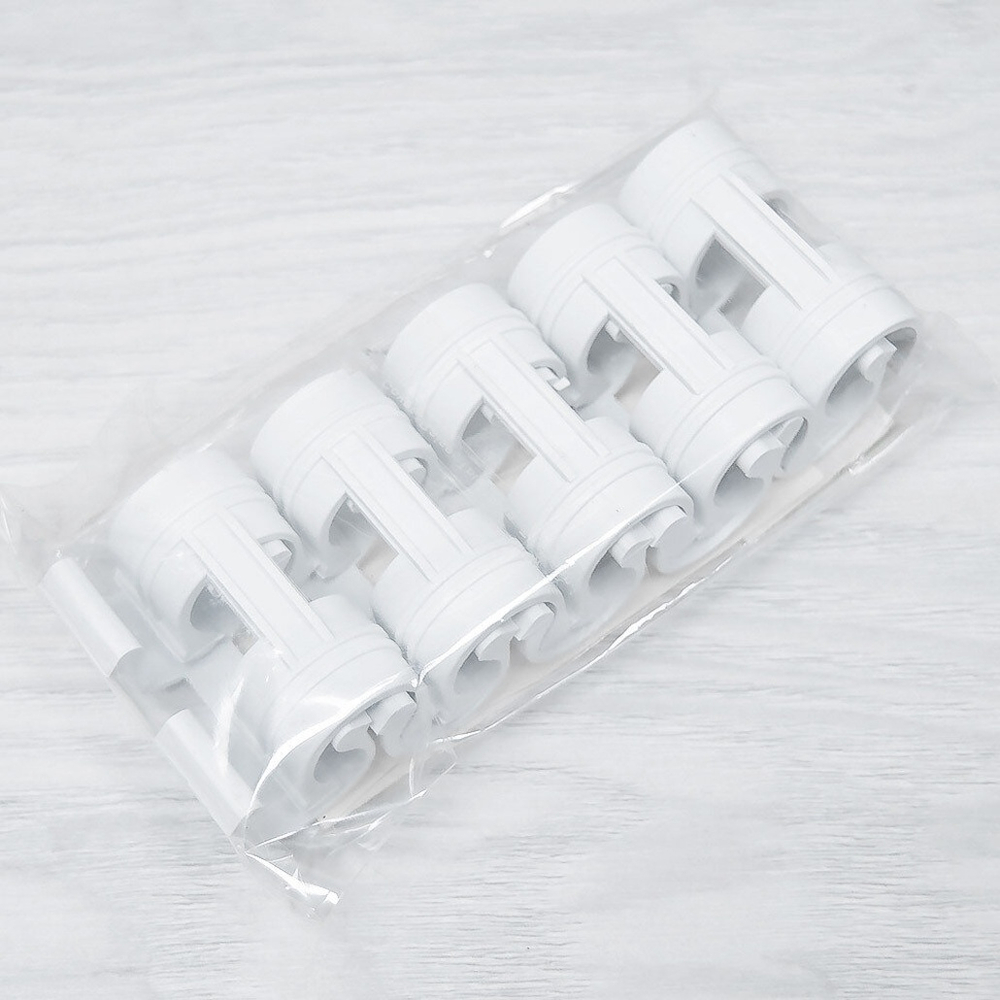 Зажим для крепления пленки и укрывного материала к дугам d20, комплект 10шт