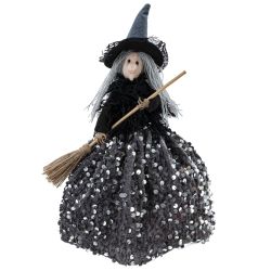 GAEM Изделие декоративное "Баба Яга", L15 W15 H28 см, 3в.