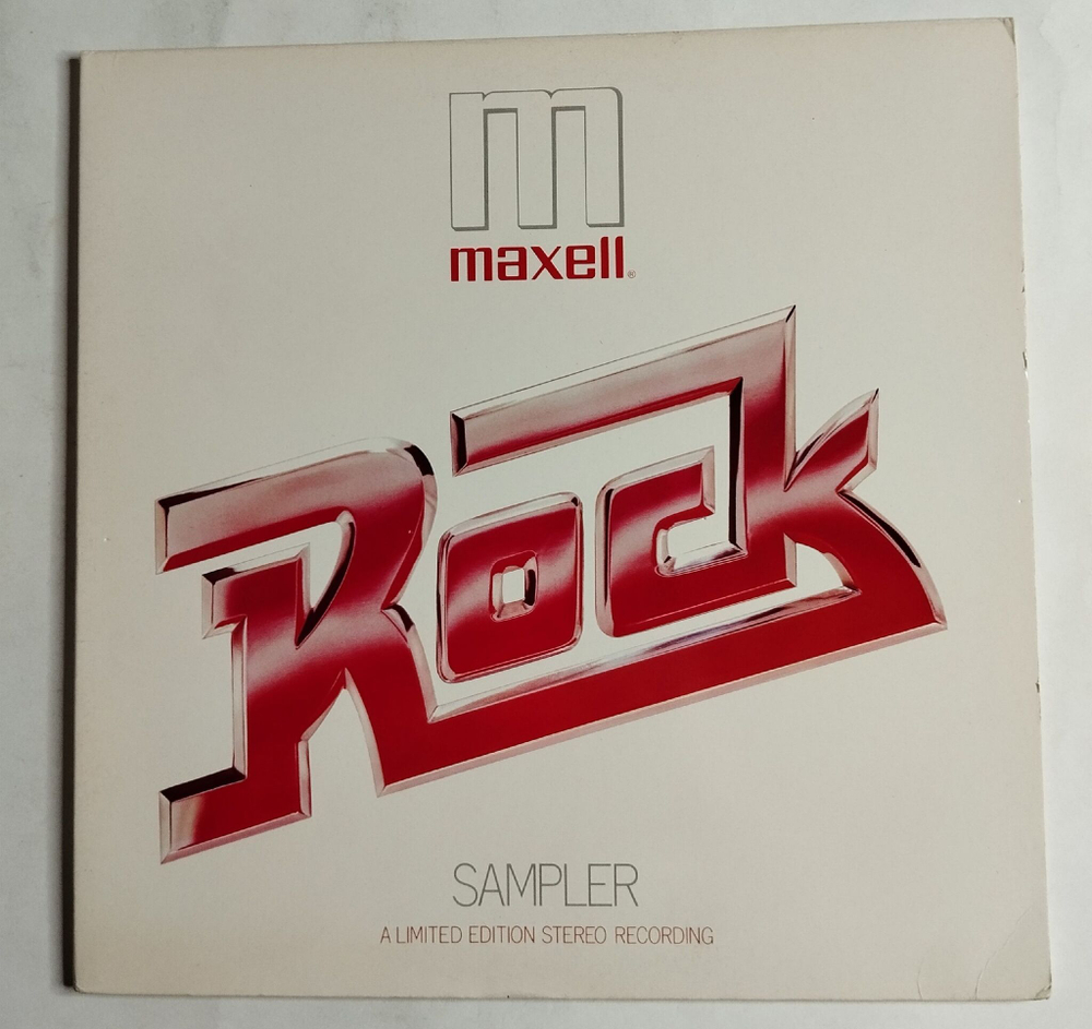 Винтажная виниловая пластинка LP Сборник Maxell Rock Sampler (USA 1979)