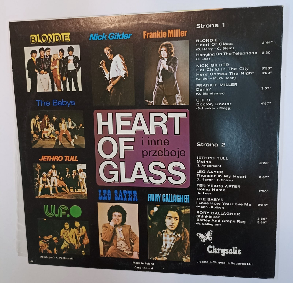 Сборник Heart Of Glass I Inne Przeboje (Poland 1979)