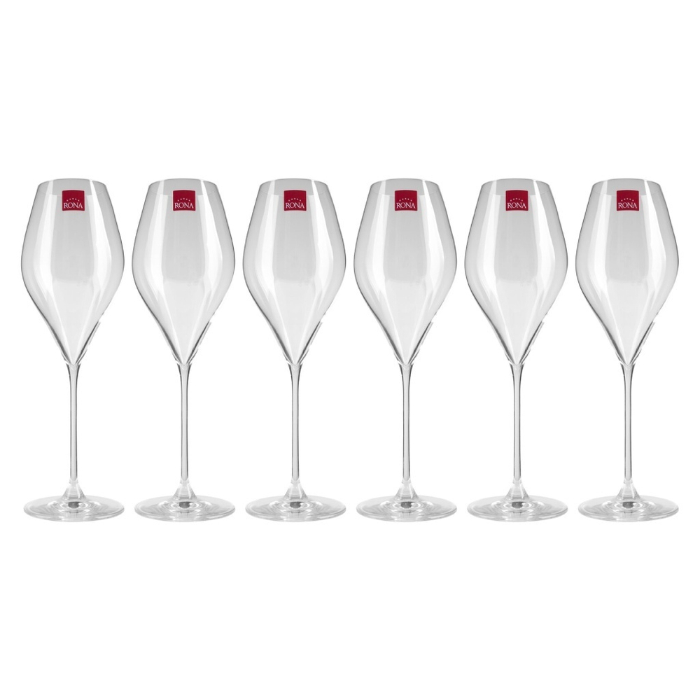 Бокал для вина, 430 мл, стекло, 6 шт, Rona, Swan, 900-484