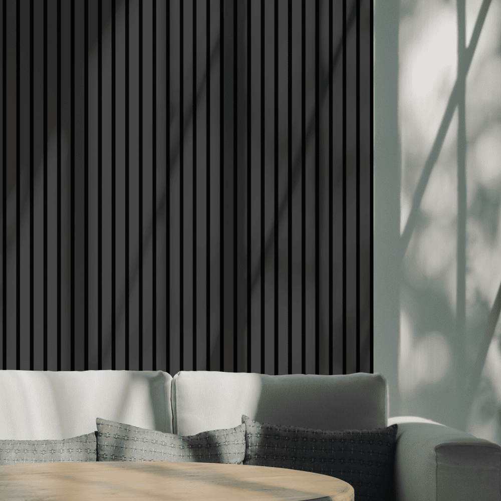 Панель стеновая акустичекая 2780*600*9 мм, Black Lead