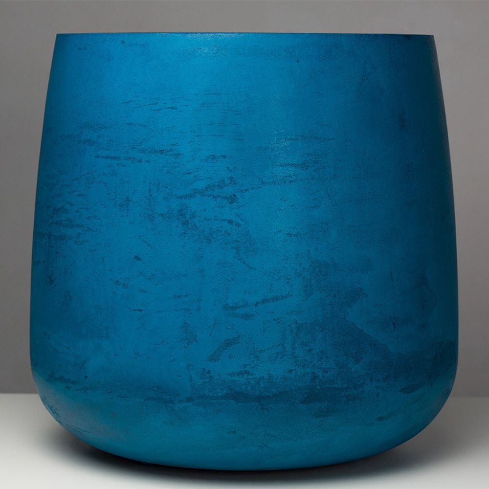 Кашпо CONE COBALT BLUE D36 H75