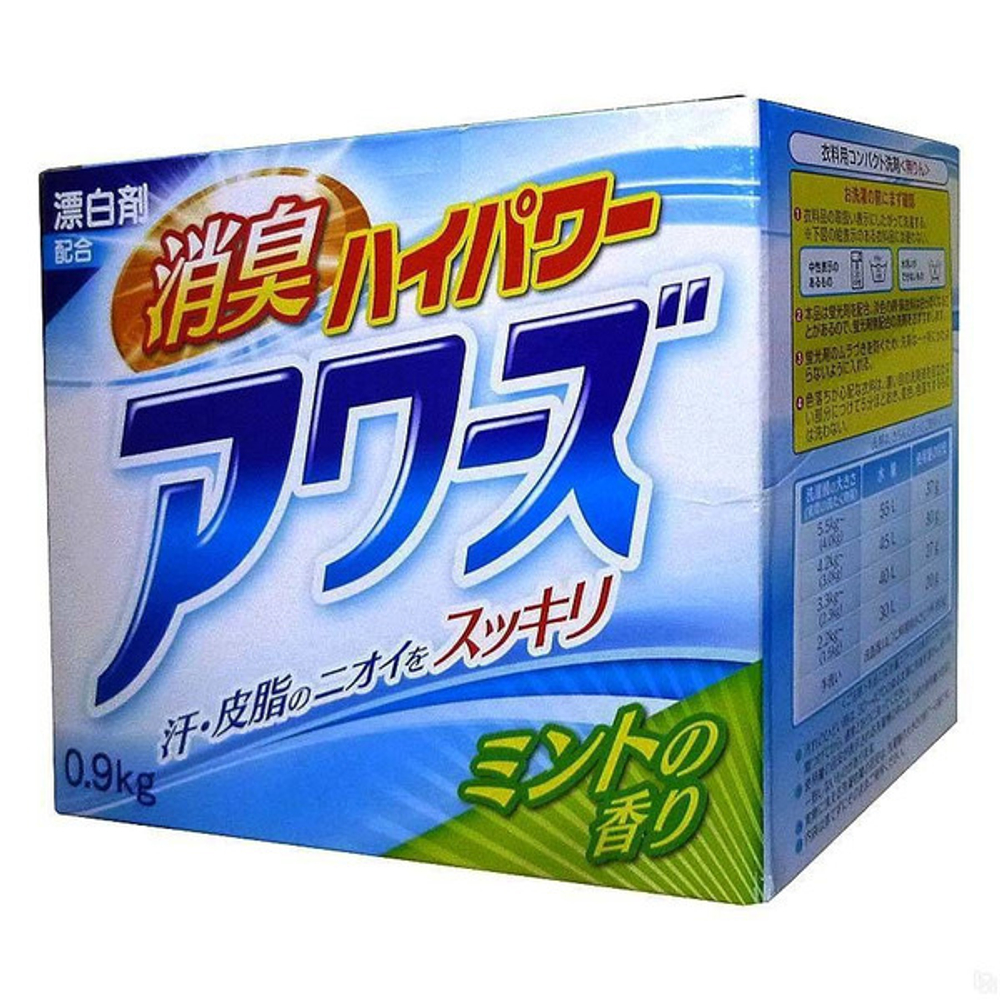 ROCKET SOAP Стиральный порошок с отбеливателем High Power Awa's, 900г
