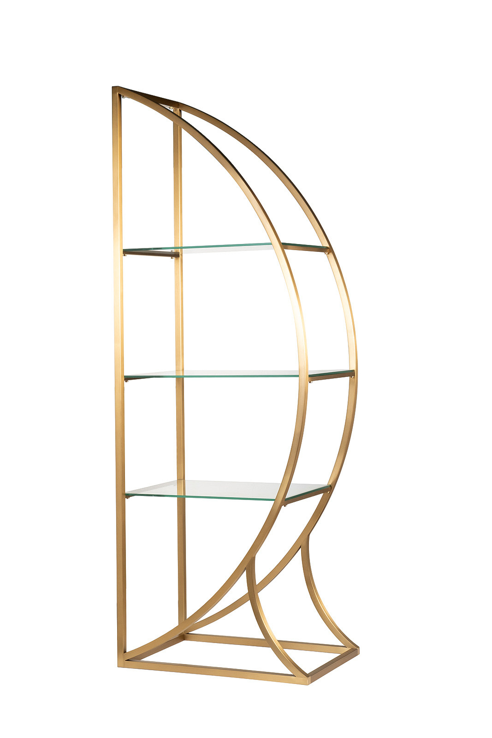 Стеллаж 71х48х202см Garda Decor Полусфера матовое золото