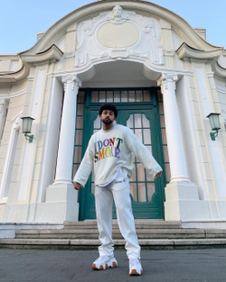 [FROM MOSCOW] Свитер DONSMOKE "Rainbow Logo" Oversized Knitted Sweater