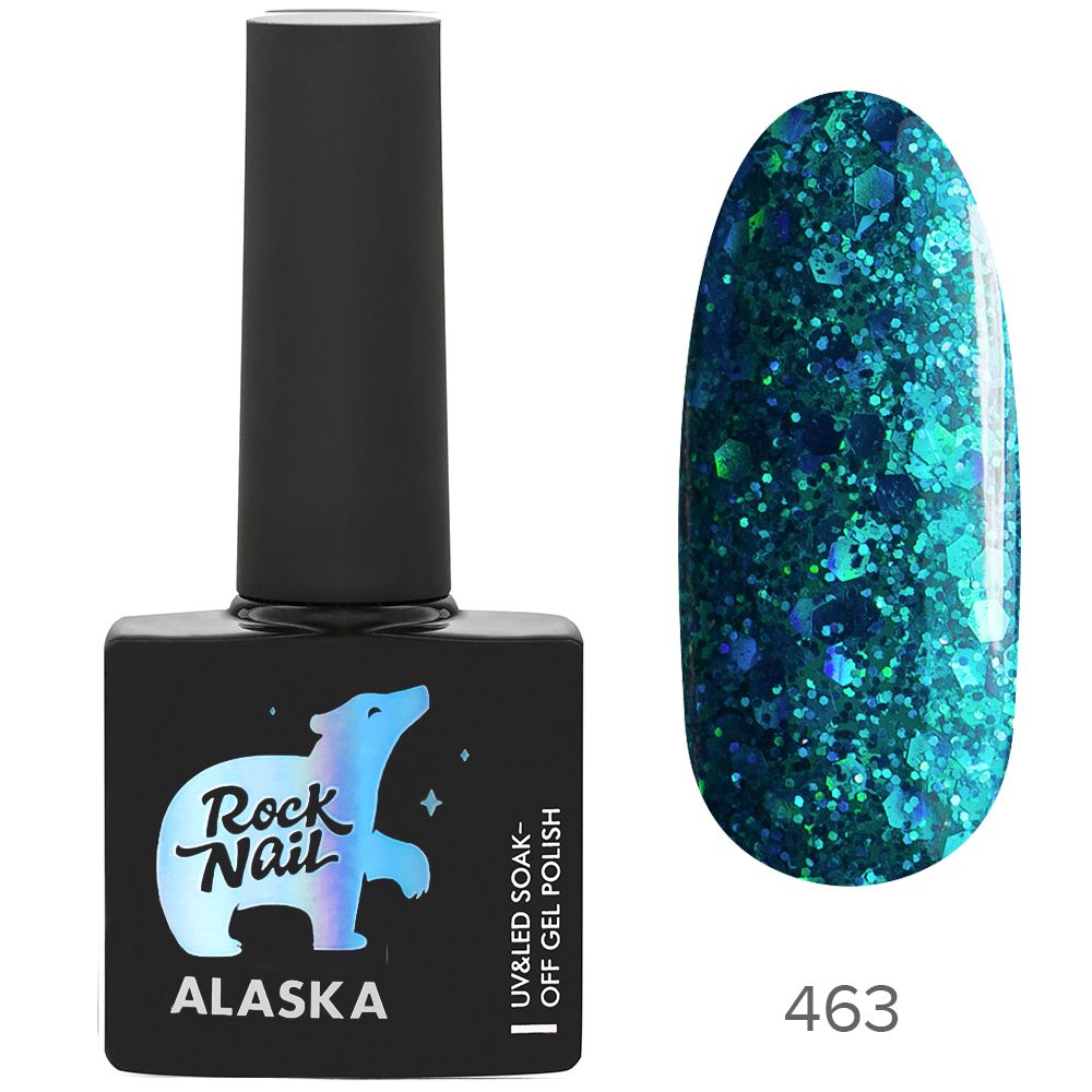 Гель-лак RockNail Alaska 463 Aurora Borealis