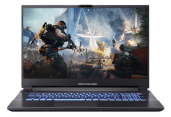 Ноутбук Dream Machines G1650-175KZ70 black Core i5-11400H/16G/512G SSD/17.3" FHD IPS 144Hz AG/NV GTX1650 4G/WiFi/BT/NoOS