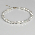 Ожерелье из 30 барочных жемчужин